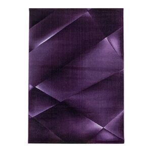 AlloTapis Tapis design en polypropylene lilas 80x250