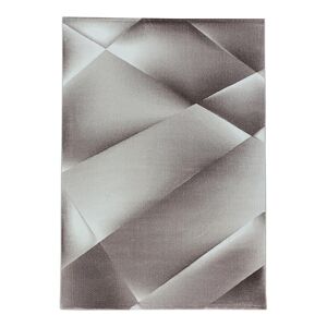 AlloTapis Tapis design en polypropylène marron 80x250 - Publicité