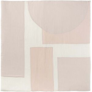 Nordic Coast Tapis d'eveil de bebe mousseline beige 100x100 cm