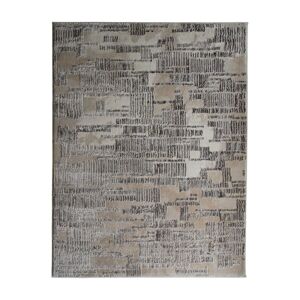 The Deco Factory Tapis graphique effet kapla beige 160x230