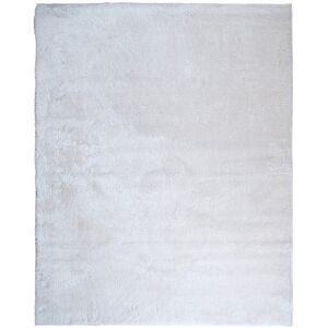 The Deco Factory Tapis uni tout doux blanc en polyester 190x290