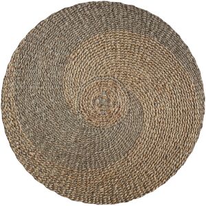 Rendez-Vous Deco Tapis rond 120cm en jacinthe d'eau