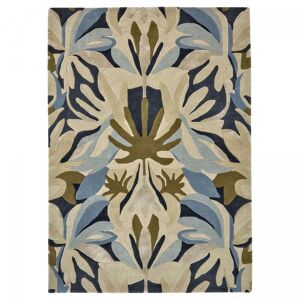 Harlequin Tapis design 200x280 cm tufte main en laine bleu