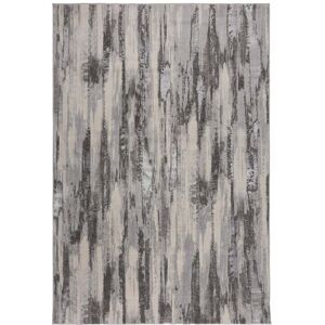 Novatrend Tapis de salon moderne gris 160x230 cm