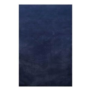 Homie Living Tapis effet peau de lapin doux tufte bleu pour salon, chambre 160x230