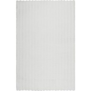 Esprit Tapis effet peau de lapin blanc avec relief pour salon,chambre 130x190