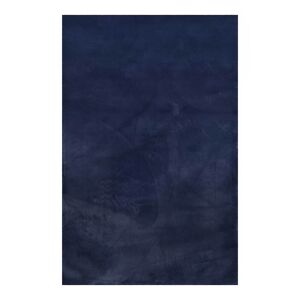 Esprit Tapis effet peau de lapin doux tufte bleu pour salon, chambre 160x230