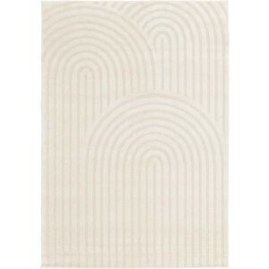 AFK Tapis tres doux et graphique beige 120 x 170