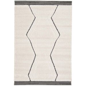 AFK Tapis sculpte tres doux de style ethnique beige 120 x 170