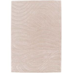 AFK Tapis avec effet relief tres doux beige 200 x 290