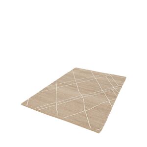 Drawer Tapis boheme blanc et naturel blanc et naturel 160x230 cm Blanc 160x0x230cm