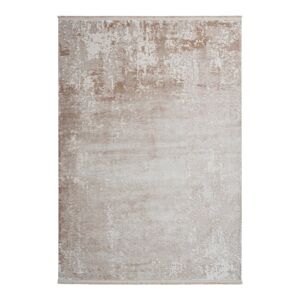 AlloTapis Tapis raye vintage en acrylique beige 80x150