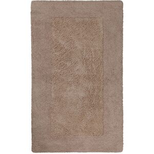 Wecon Home Tapis de bain doux Beige uni 80x150