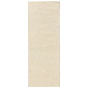 Benuta Tapis de couloir en laine creme 70x200