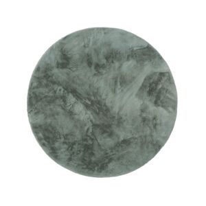 Benuta Tapis de fausse fourrure menthe D 120 rond