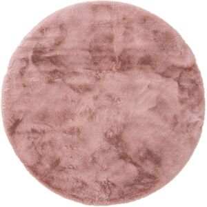 Benuta Tapis de fausse fourrure rose D 120 rond - Publicité