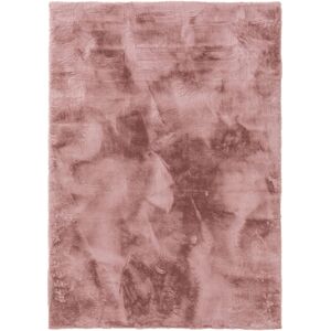 Benuta Tapis fausse fourrure rose 230x340