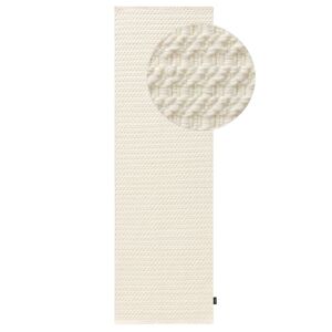 Benuta Tapis de couloir en laine creme 80x250