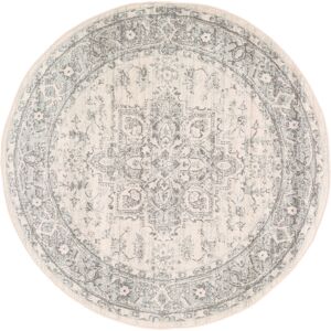 Surya Tapis Rond Vintage Oriental Gris/Beige Ø 160 - Publicité