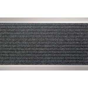 ID Group IDS Ecolo+ Rocky tapis eco responsable absorbant et grattant avec bords en aluminium 45x75 cm ep.12 mm anthracite