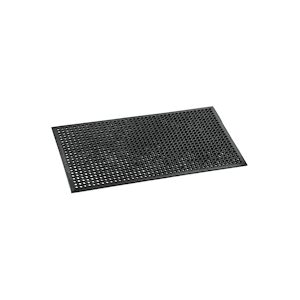 WAS Germany - Tapis de sol, 152,5 x 91,5 x 1,2 cm, noir, perforé, caoutchouc (9980152)