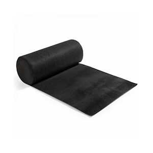 Oviala Business Rouleau de moquette 100 x 250 cm noir