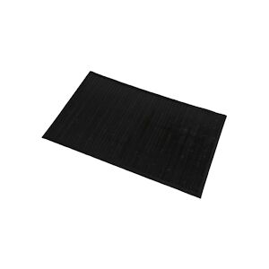 TENDANCE Tapis de salle de bain en Bambou Noir 50 x 80 cm