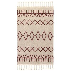 Tapis beige lavable en machine fait main bereber burgundy lorena canals Beige - Publicité