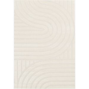 sweeek Tapis interieur motifs arches. poils ras 160 x 230cm creme -