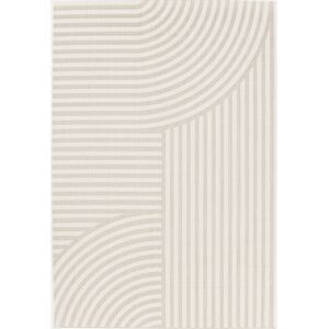 sweeek Tapis interieur/exterieur motif arches beige. 160 x 230cm 100% polyester recycle -