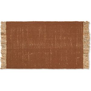 Tapis brique en jute 80 x 50 cm Block Mat - Ferm Living - Publicité