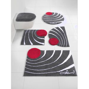 Tapis de bain fabrication artisanale - helline home - anthracite-rouge ANTHRACITE-ROUGE 7