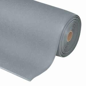 Notrax tapis antistatique antifatigue esd   dim. lxl 91 cm x 18,3 m   coloris gris