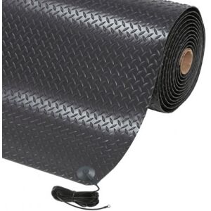 Notrax tapis antistatique antifatigue esd - tôle diamant   dim. lxl 60 cm x 91 cm