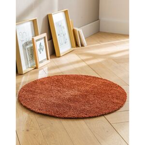 Blancheporte Tapis douceur et confort - Blancheporte Orange Tapis rond : diamètre 120cm