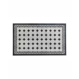 Blancheporte Tapis vinyle motifs damiers noir et blanc - BlancheporteAjoutez du caractère et de l'esprit vintage à votre intérieur avec ce tapis vinyle motifs damiers. Facile d'entretien et anti-glisse, il s'adapte à toutes les pièces de la maison, et not