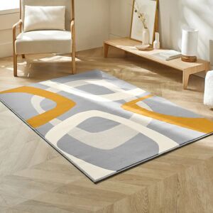 Blancheporte Tapis rectangulaire motif rétro - Blancheporte Gris Tapis : 120x170cm