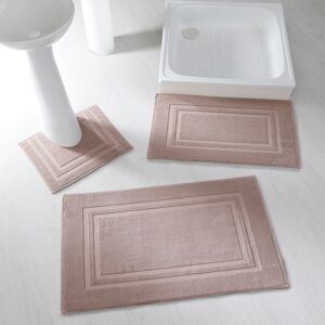 Tapis de bain eponge double liteau - Contour : 50x40cm - Taupe - ColombineÉpais et absorbant, ce tapis en 100% coton qualite luxe se coordonne aux coloris des eponges unies de la gamme Colombine® 540 g/m2. Une facon raffinee, douce et confortable d'habill