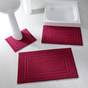 Tapis de bain eponge double liteau - Contour : 50x40cm - Violet - ColombineÉpais et absorbant, ce tapis en 100% coton qualite luxe se coordonne aux coloris des eponges unies de la gamme Colombine® 540 g/m2. Une facon raffinee, douce et confortable d'habil