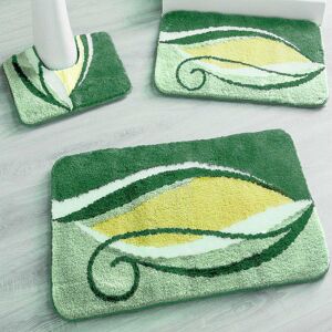 Blancheporte Tapis de bain fantaisie Zilla - Blancheporte Vert Contour : 50x40cm