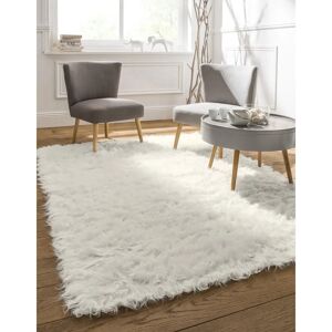 Blancheporte Tapis poils longs - Blancheporte Écru Tapis : 140x200cm