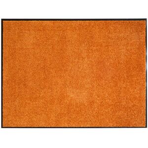 Blancheporte Tapis uni anti-poussière luxe - Blancheporte Orange Tapis : 90x150cm