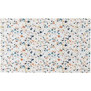 Blancheporte Tapis vinyle effet terrazzo - Blancheporte Multicolore Tapis : 49x79cm