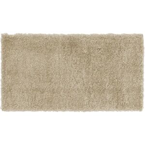 Tapis decoratif uni moelleux - Blancheporte Taupe Tapis : 60x110cm