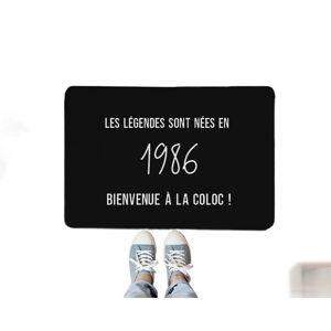 Cadeaux.com paillasson message homme ne en 1986