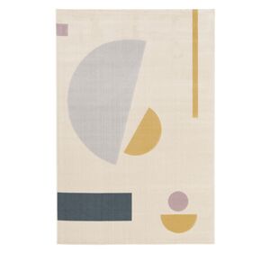 No name Gala - Tapis contemporain à motif géométrique - Couleur - Multicolore, Dimensions - 160x230 cm