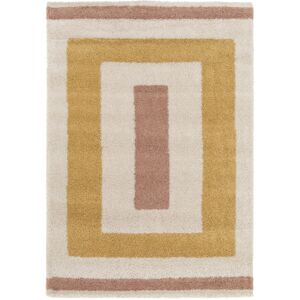 No name Lila - Tapis contemporain à motif géométrique - Couleur - Multicolore, Dimensions - 160x230 cm