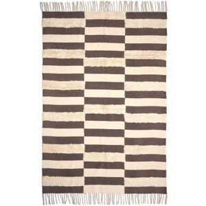 No name Raw - Tapis ethnique marron - Couleur - Marron, Dimensions - 160x230 cm