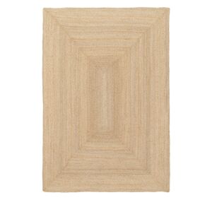 No name Vino - Tapis bohème naturel - Couleur - Jute, Dimensions - 160x230 cm