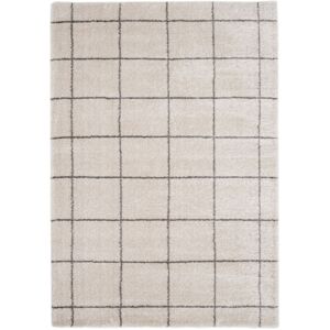 No name Square - Tapis contemporain écru - Couleur - Ecru, Dimensions - 200x290 cm